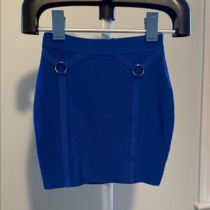 Bebe - Bodycon Vibrant Blue Mini Skirt